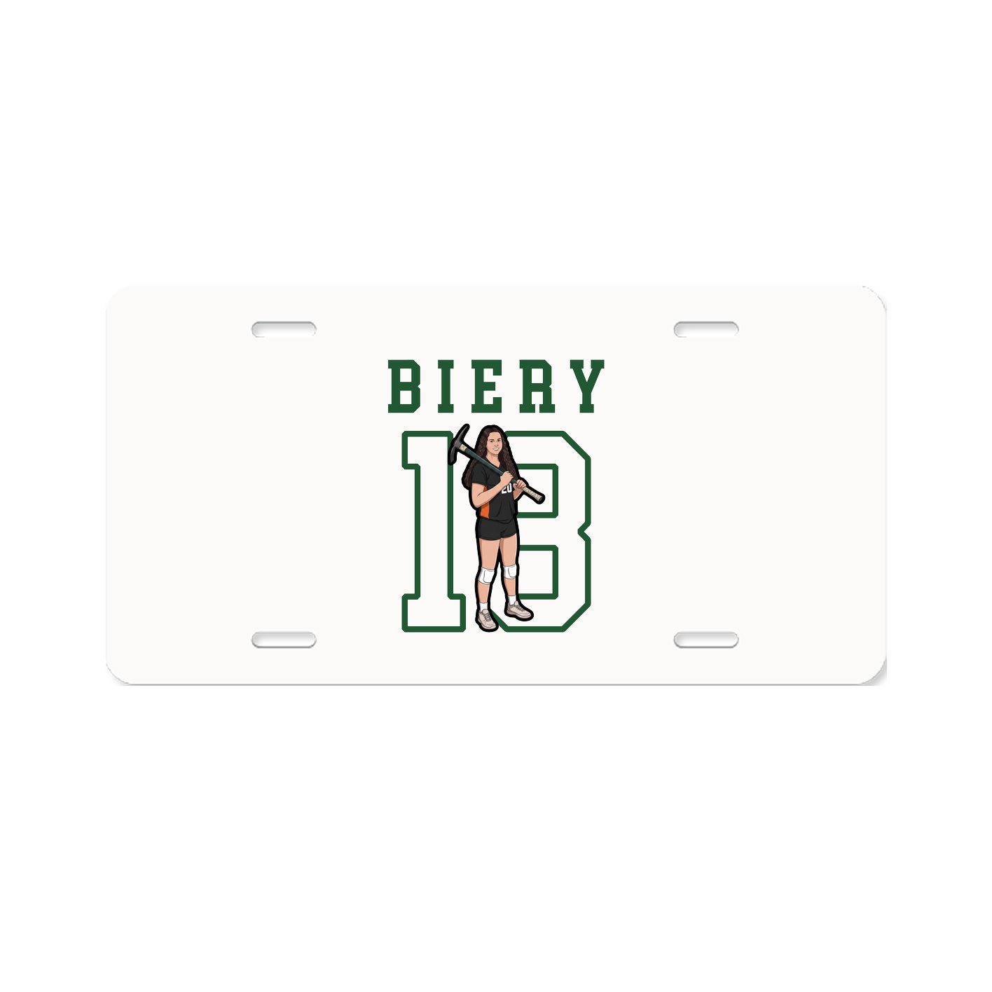License Plate — Shirsey in Classic