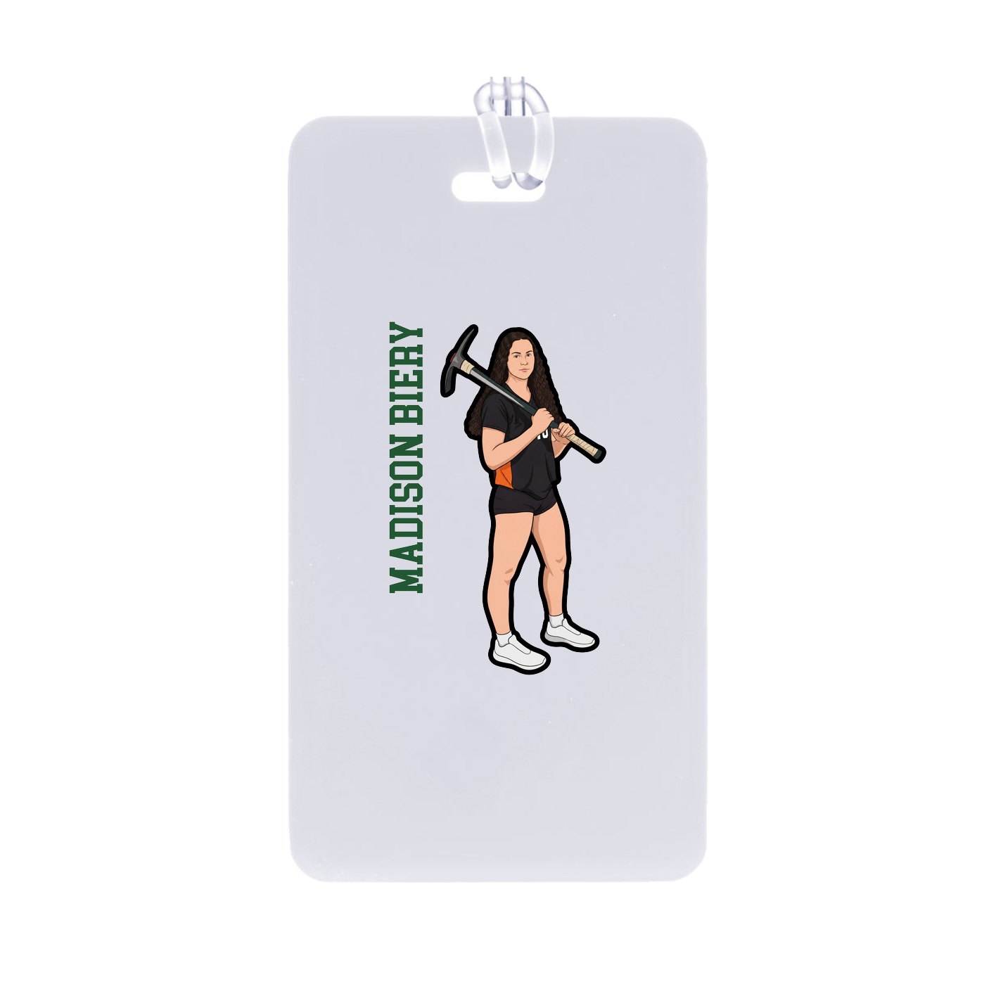 Bag Tag — Name Vertical in Classic