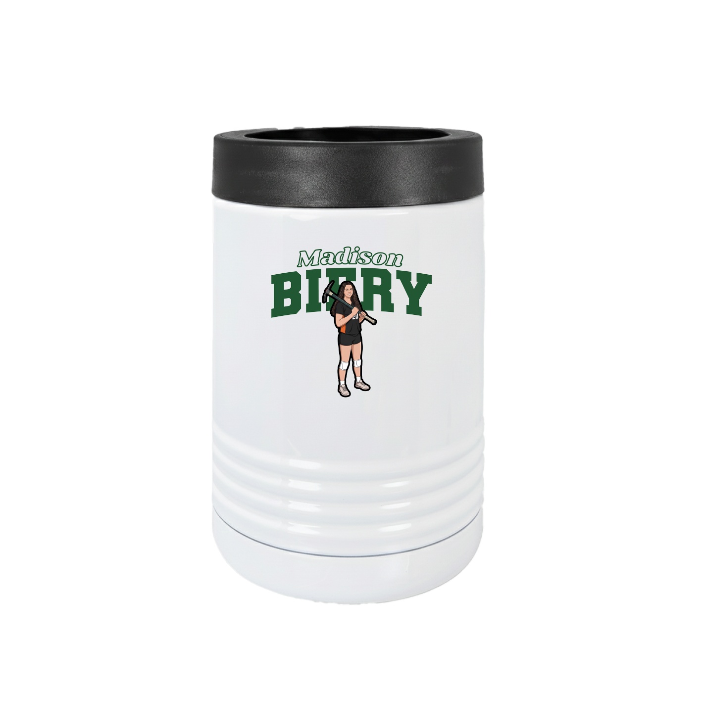 Beverage Holder — Name Arch in White