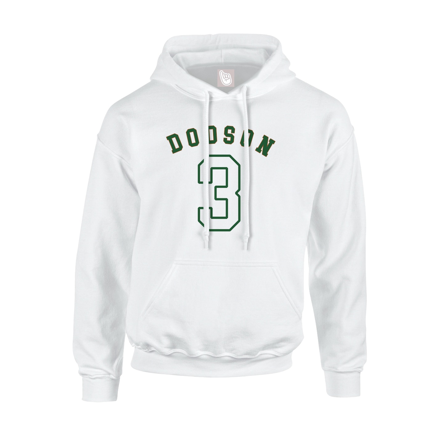 Youth Hoodie — Shirsey Arch in White