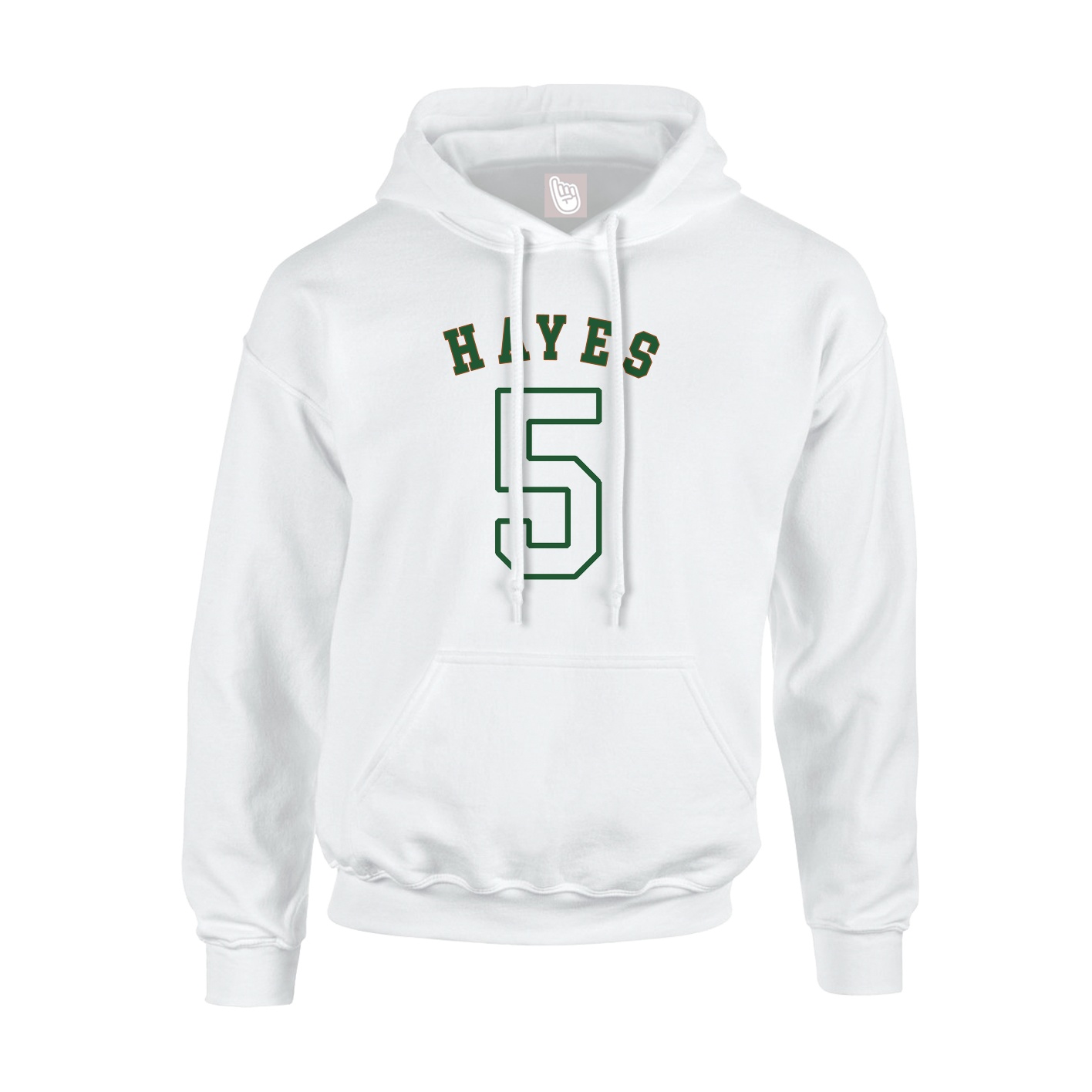 Youth Hoodie — Shirsey Arch in White