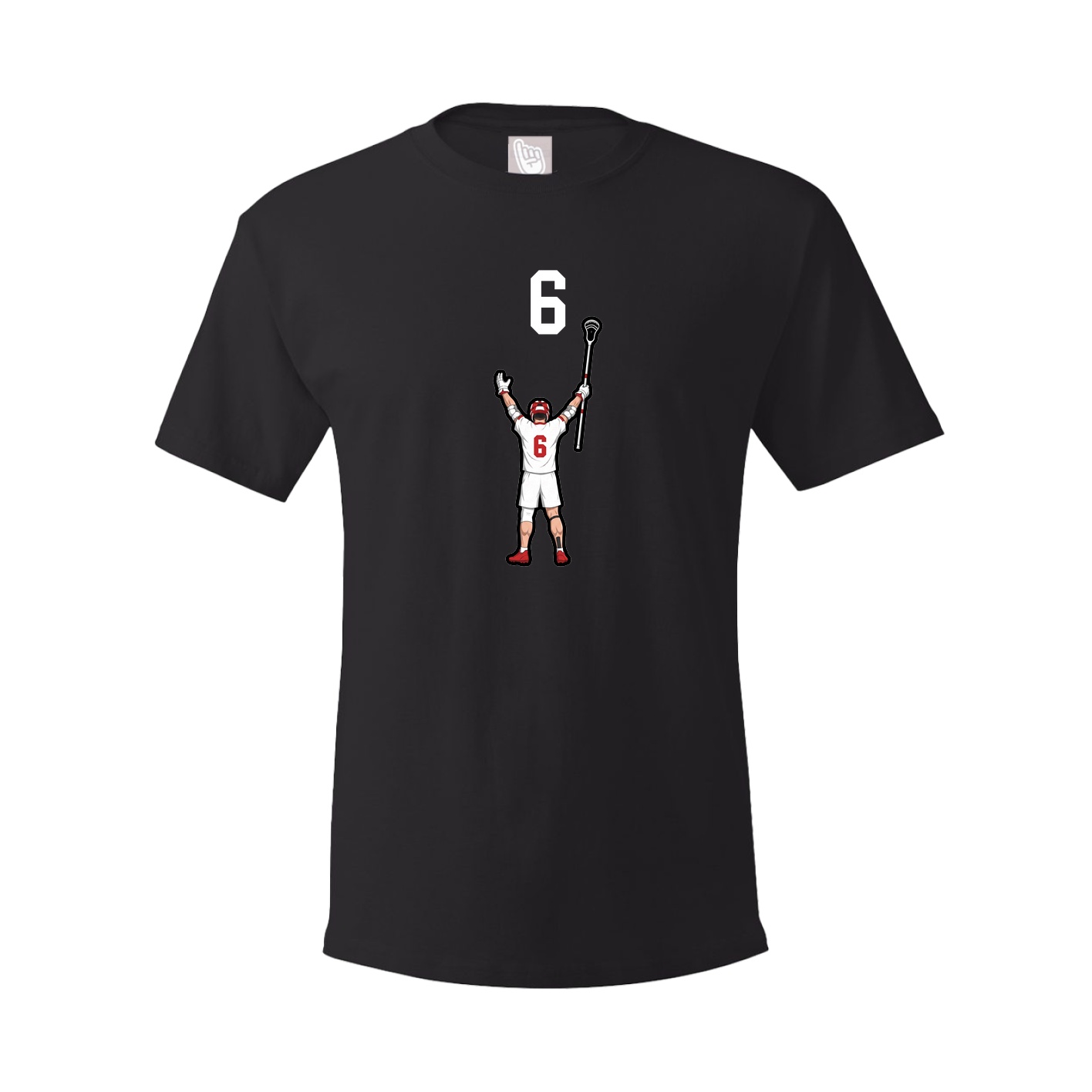 Youth Tee — Number Top in Black