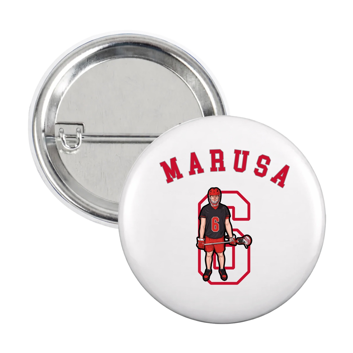 Game Day Button — Shirsey Arch in White