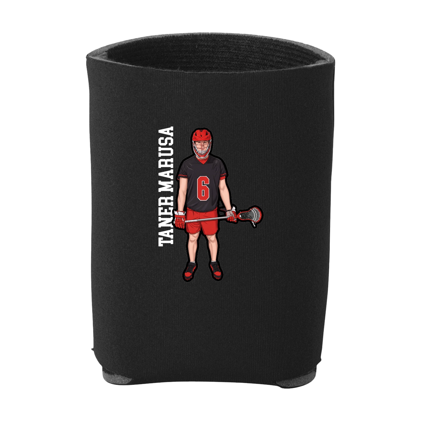 Can Holder — Name Vertical in Black