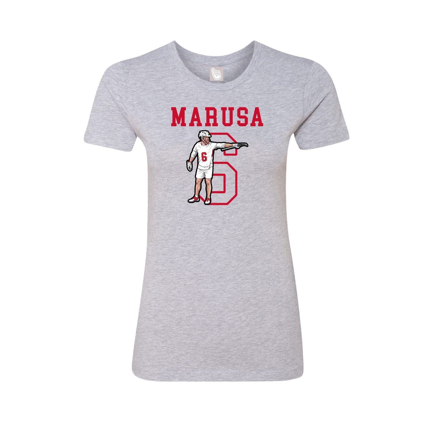 Fitted Women's Tee — Shirsey in Grey