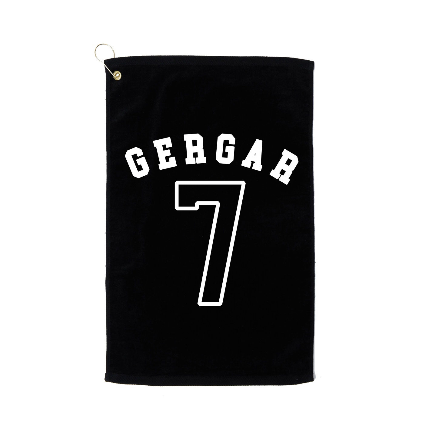 Golf Towel — Shirsey Arch in Black