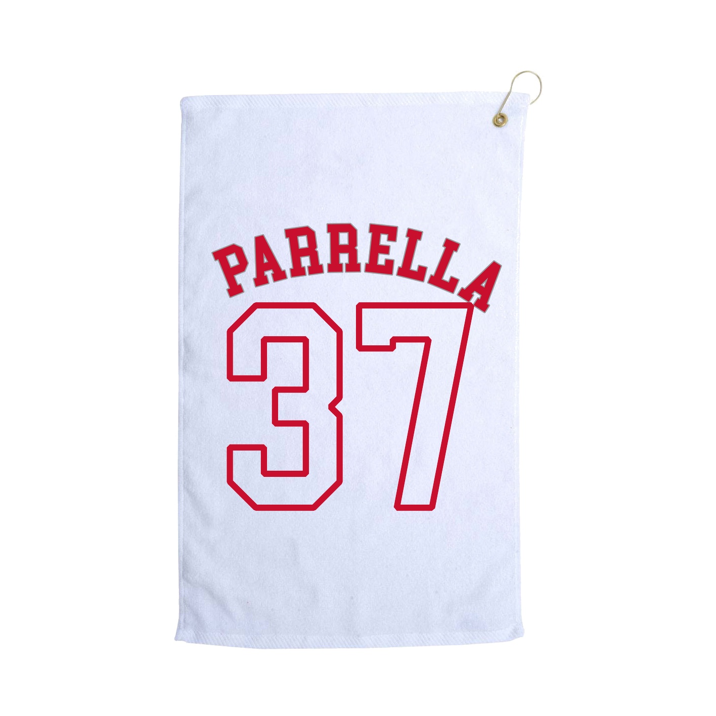 Golf Towel — Shirsey Arch in White