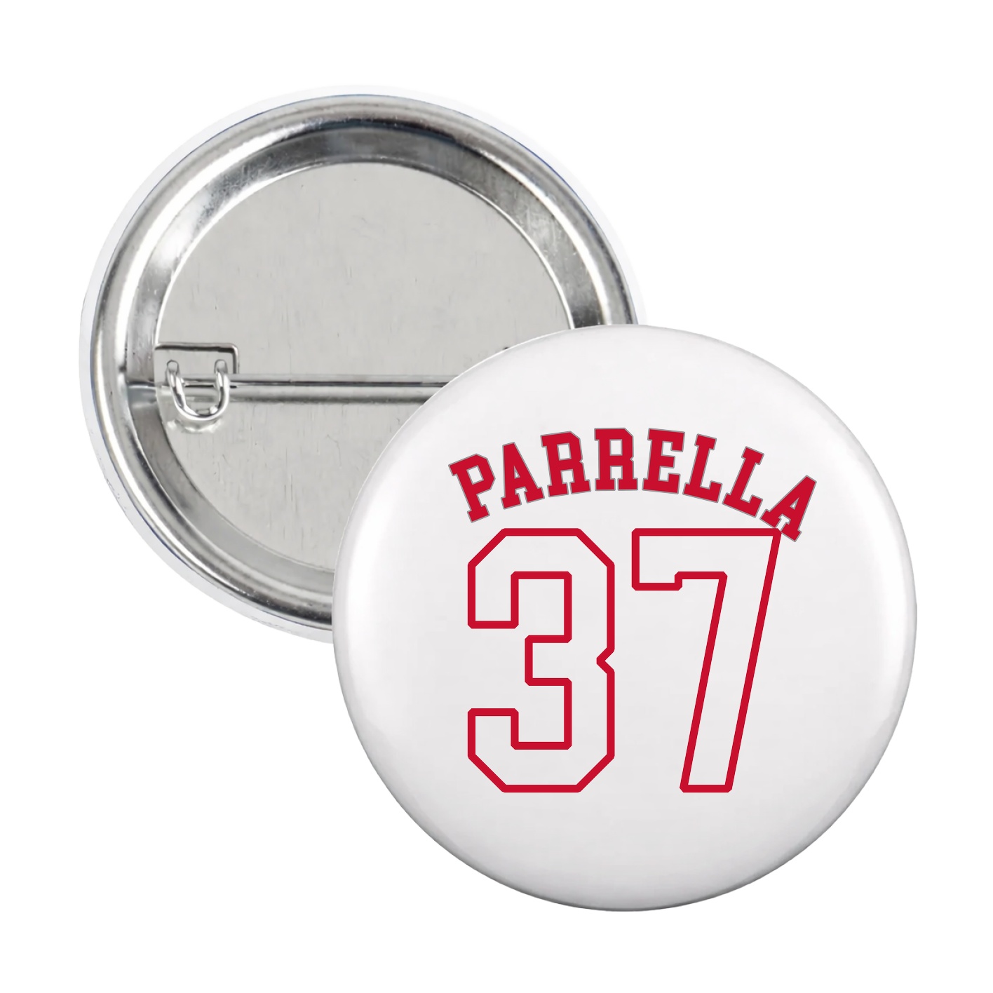 Game Day Button — Shirsey Arch in White