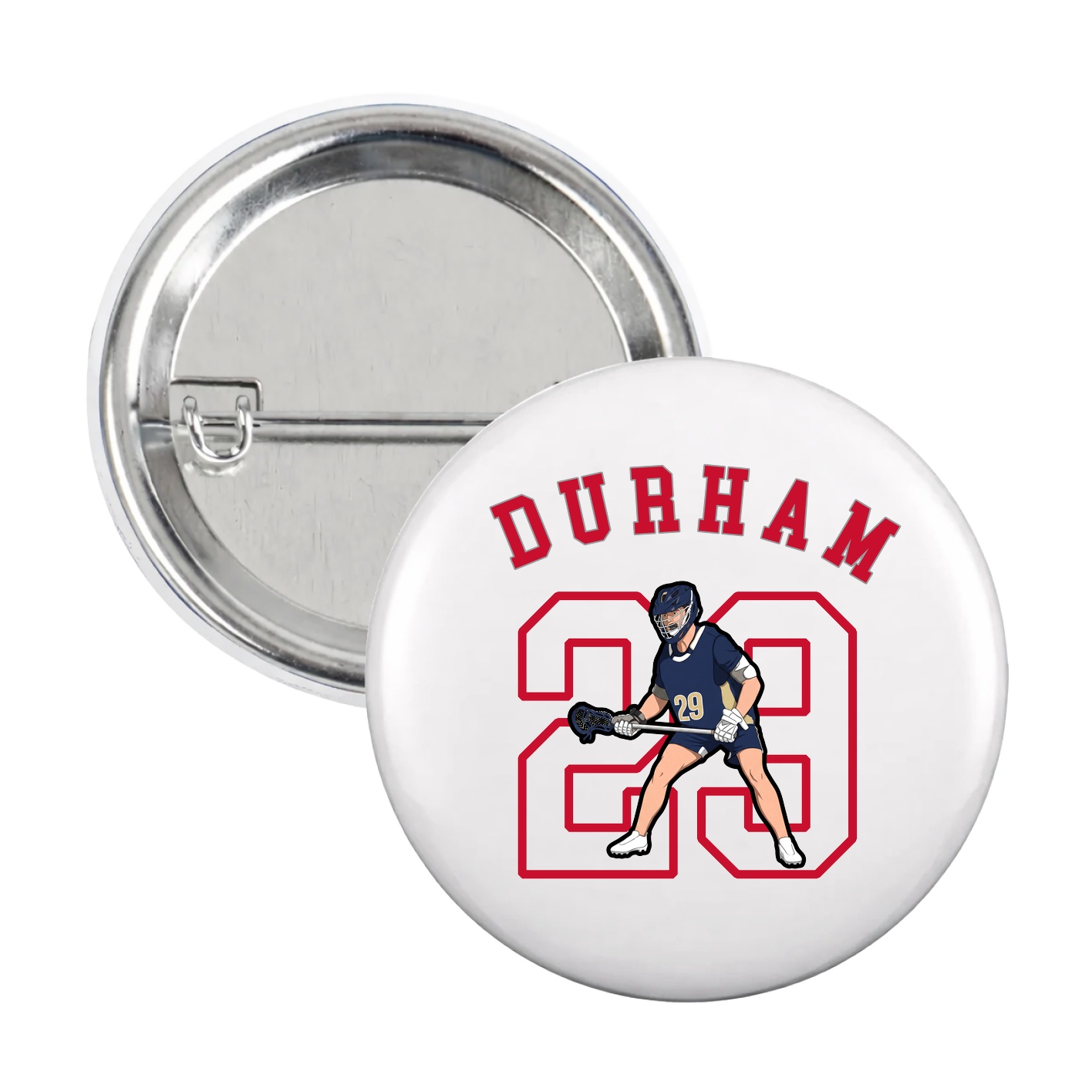 Game Day Button — Shirsey Arch in White