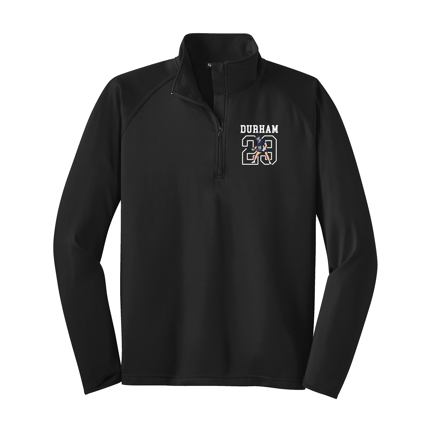 Q-Zip Pullover — Shirsey in Black