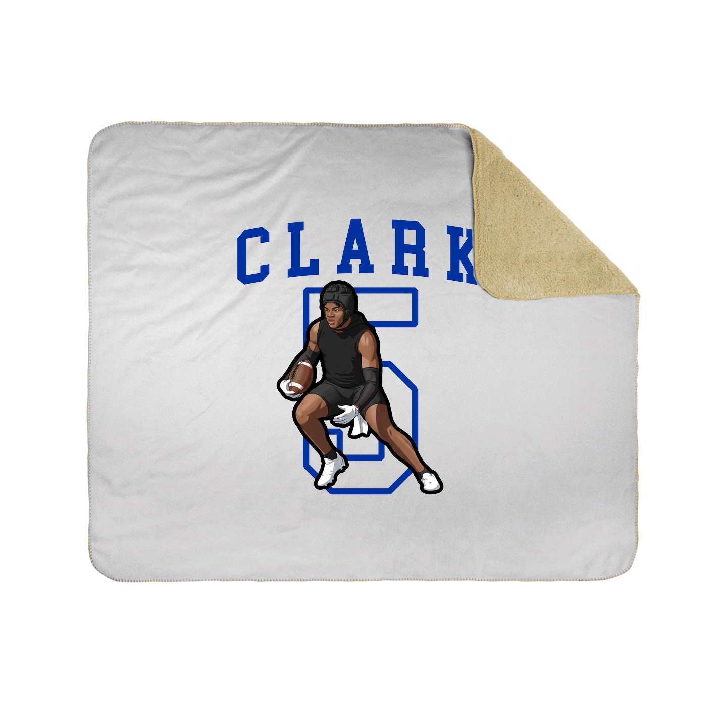 50x60 Sherpa Lined Throw Blanket