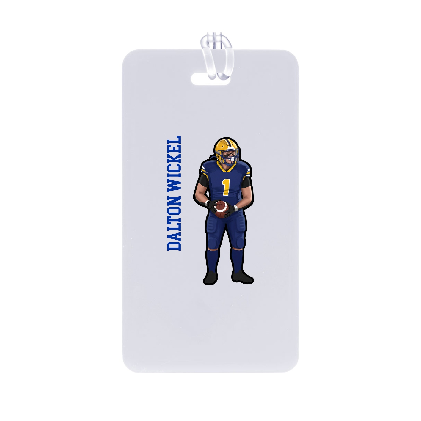 Bag Tag — Name Vertical in Classic
