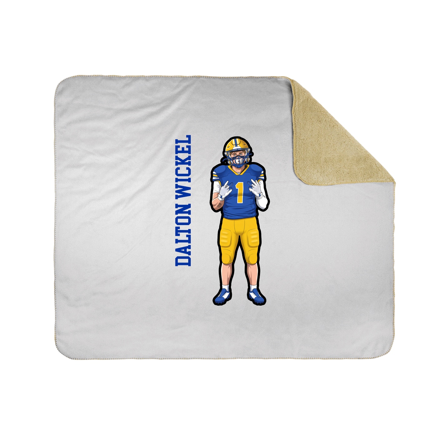 50x60 Sherpa Lined Throw Blanket