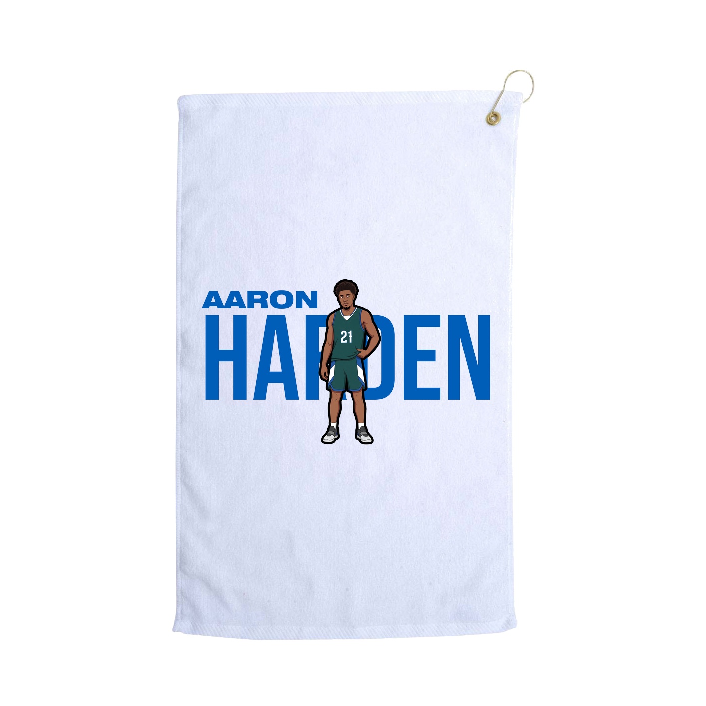 Golf Towel — Player Name in White