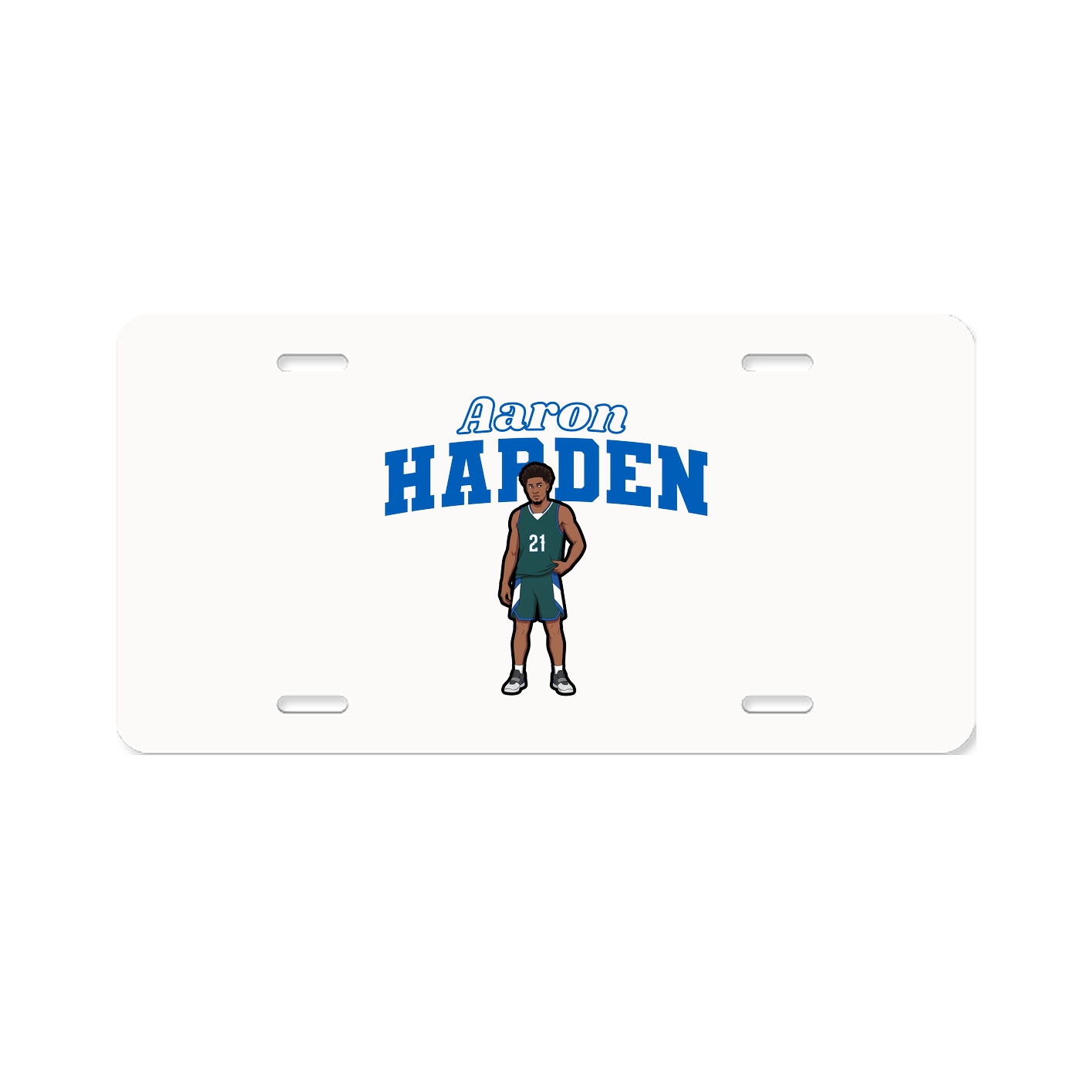 License Plate — Name Arch in Classic