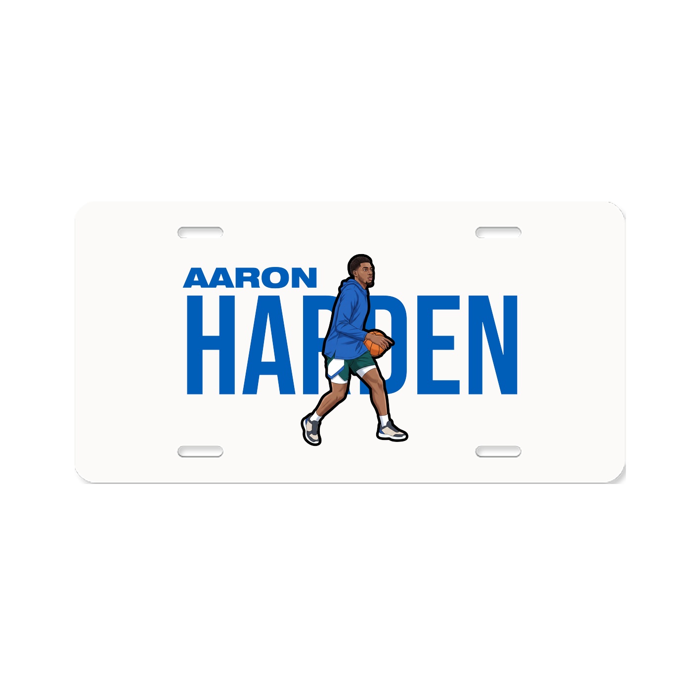 License Plate — Player Name in Classic
