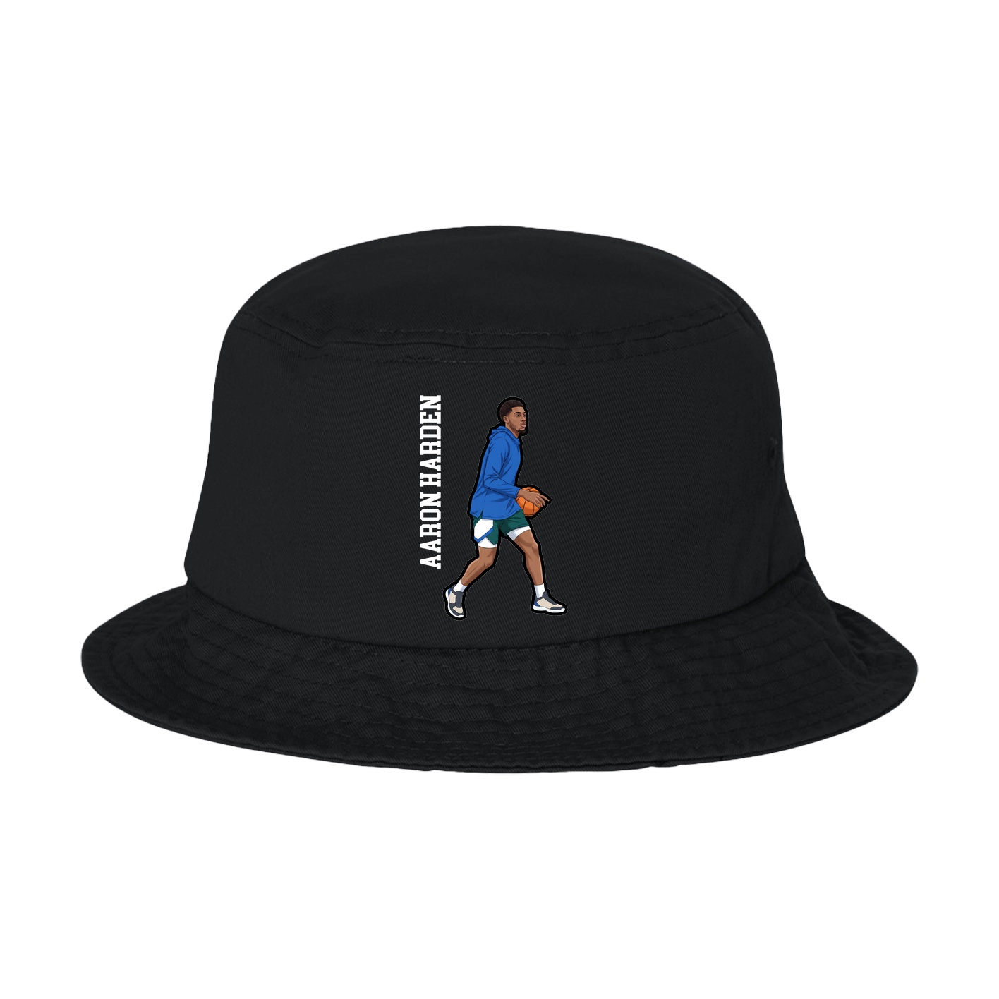 Bucket Cap — Name Vertical in Black