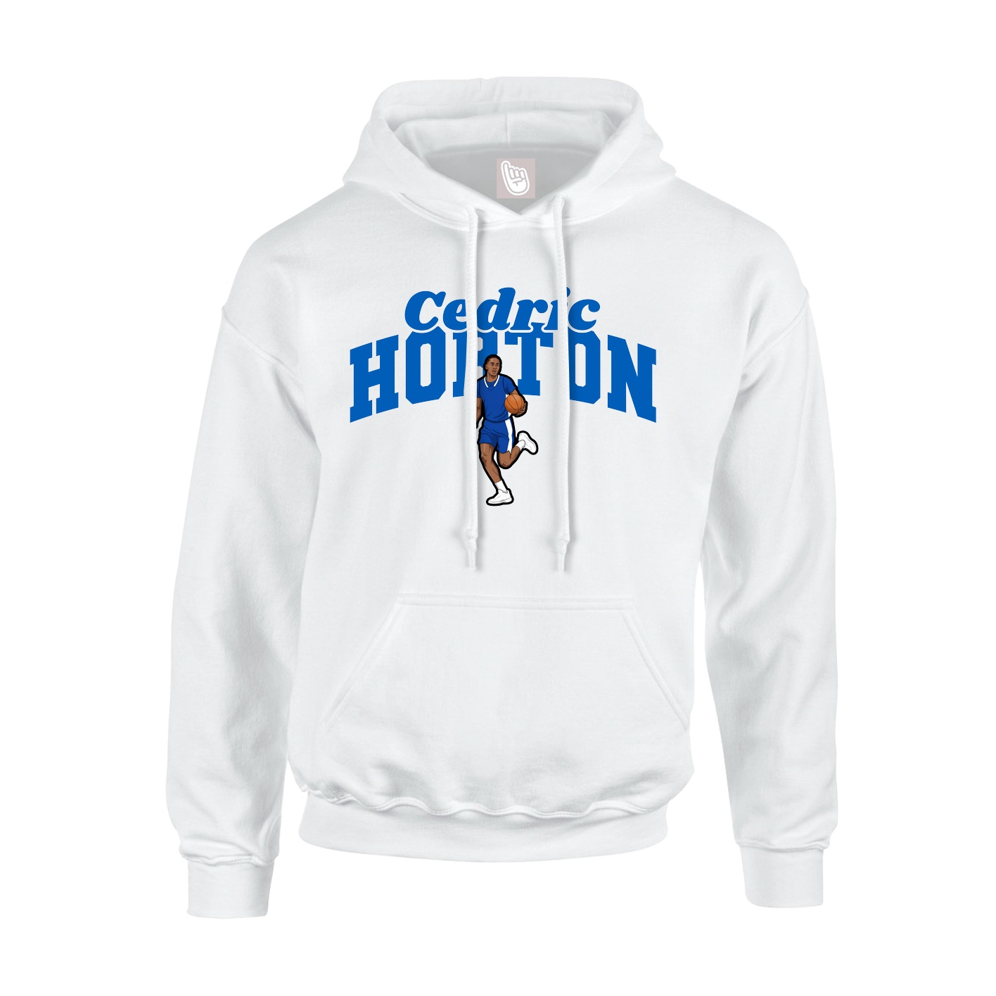 Youth Hoodie — Signature Arch in White