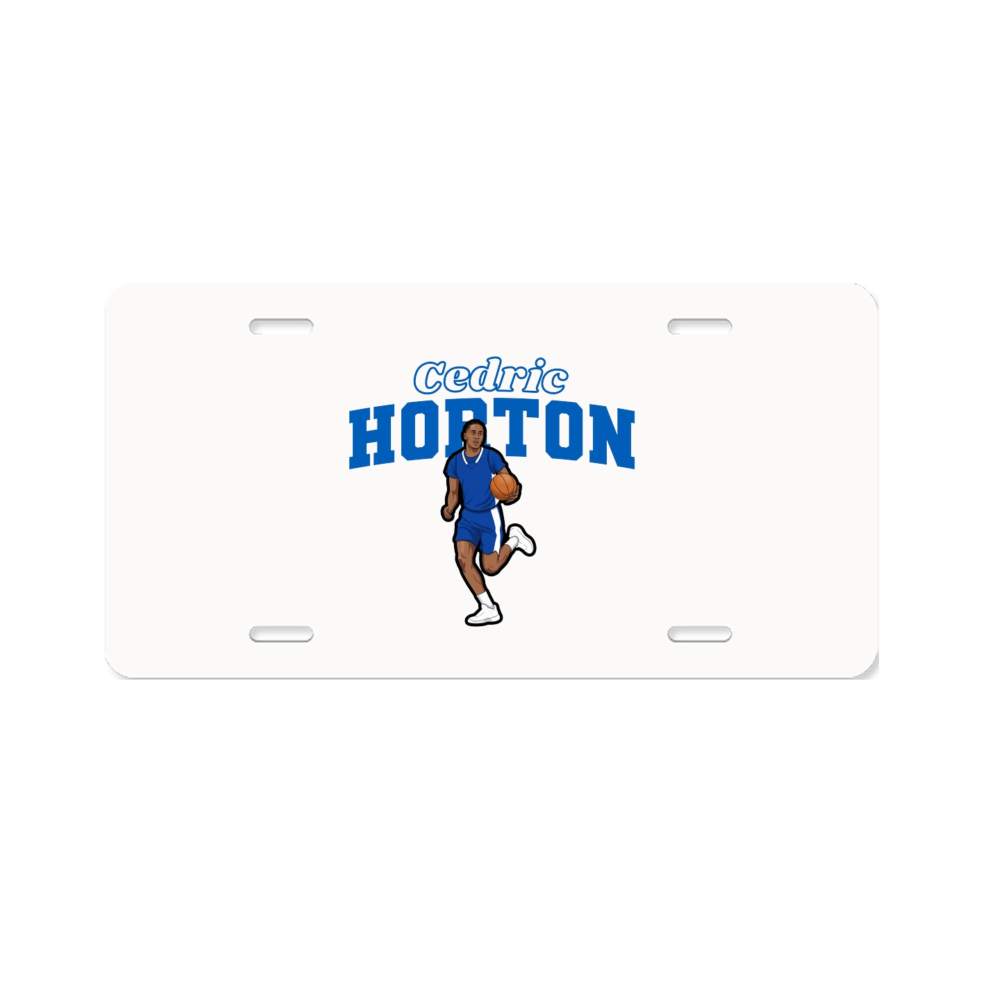 License Plate — Name Arch in Classic