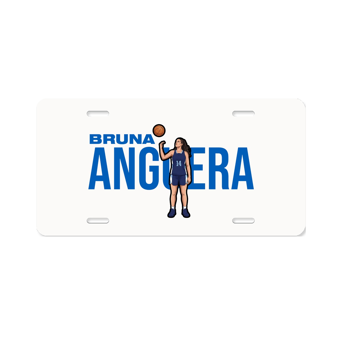 License Plate — Player Name in Classic