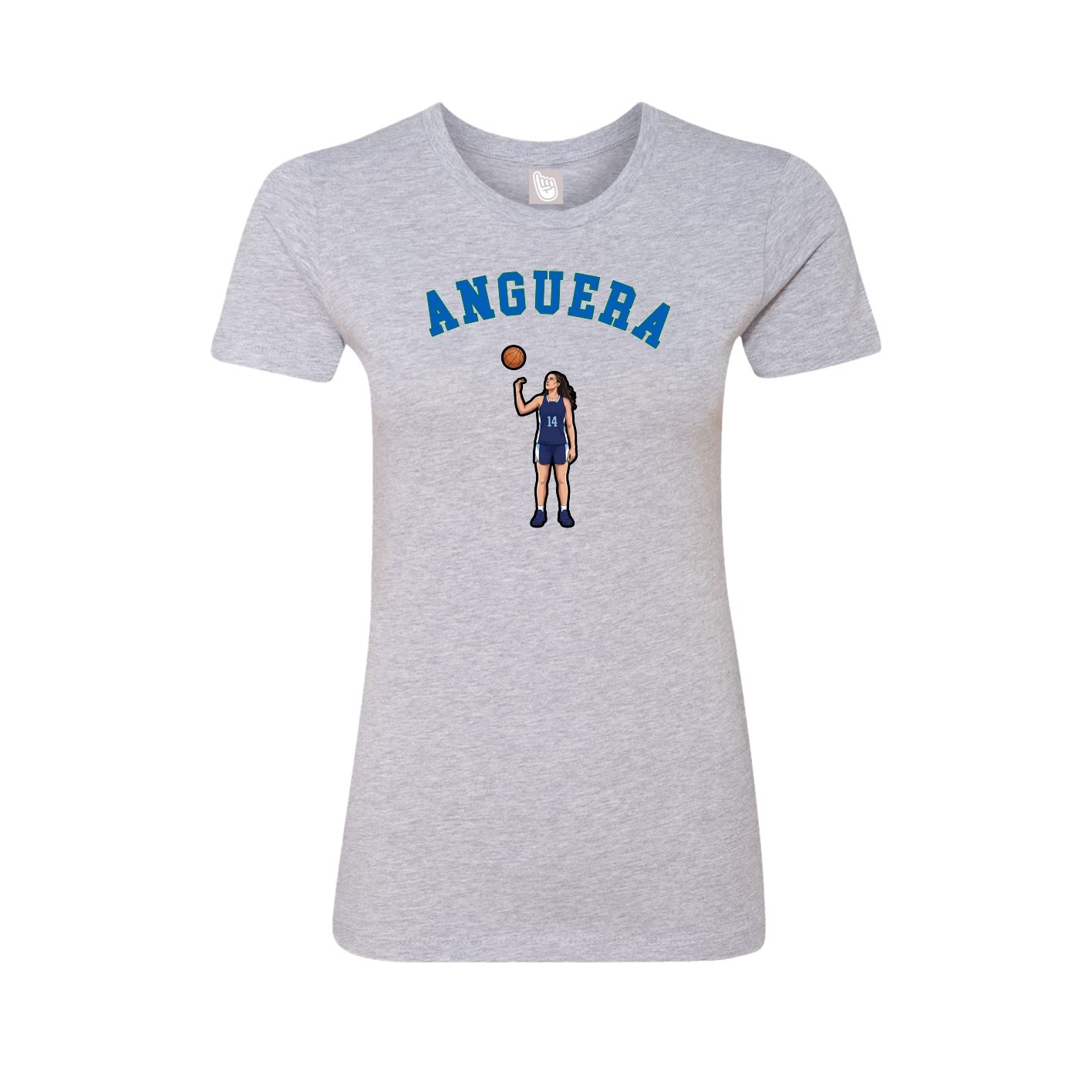 Fitted Women's Tee — Shirsey Arch in Grey