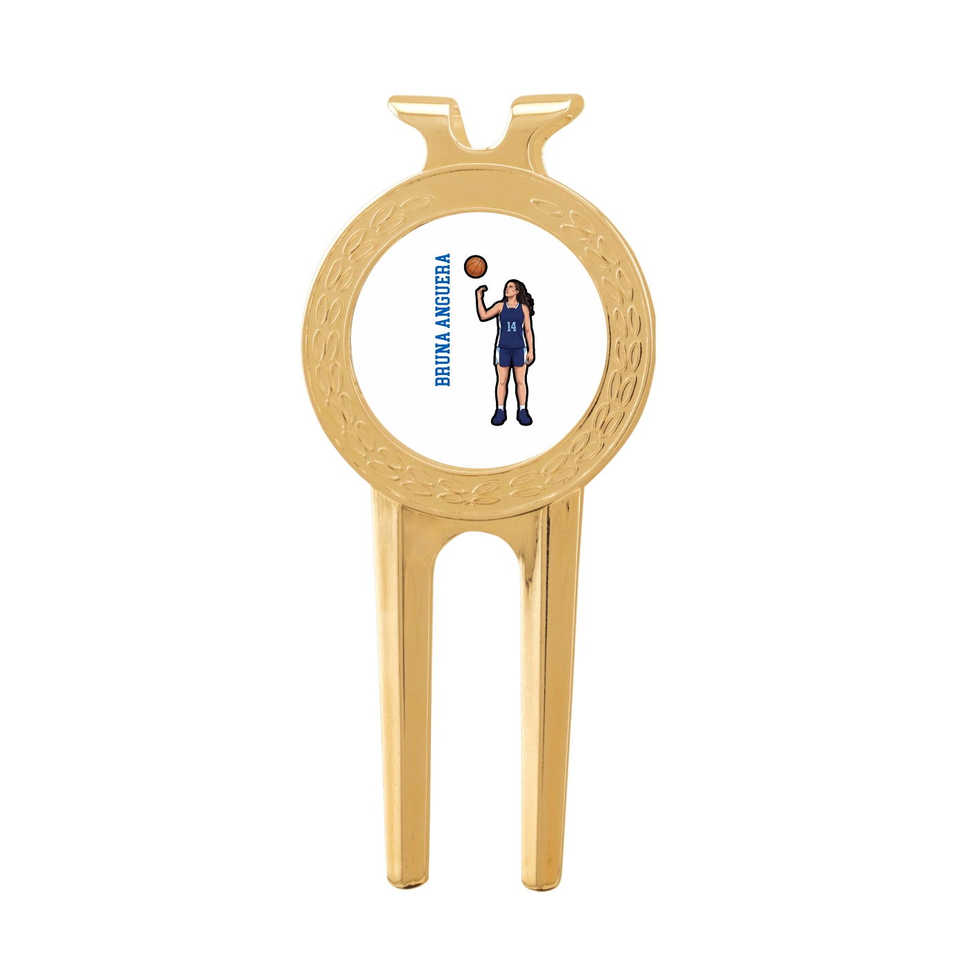 Divot Tool with Ball Marker — Name Vertical in Classic