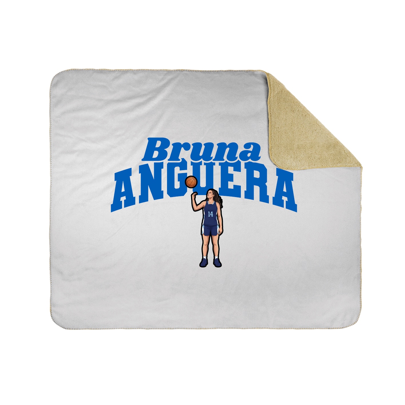 Throw Blanket — Signature Arch in White