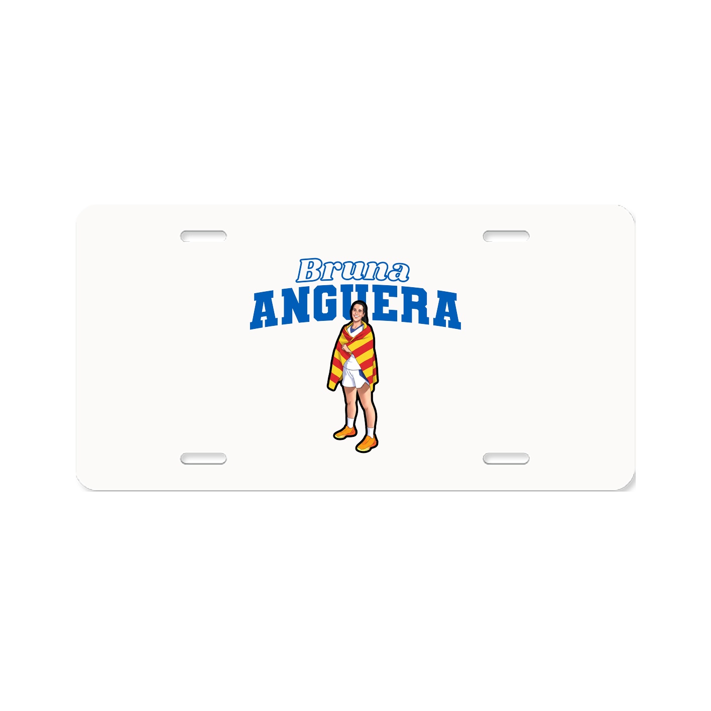 License Plate — Name Arch in Classic