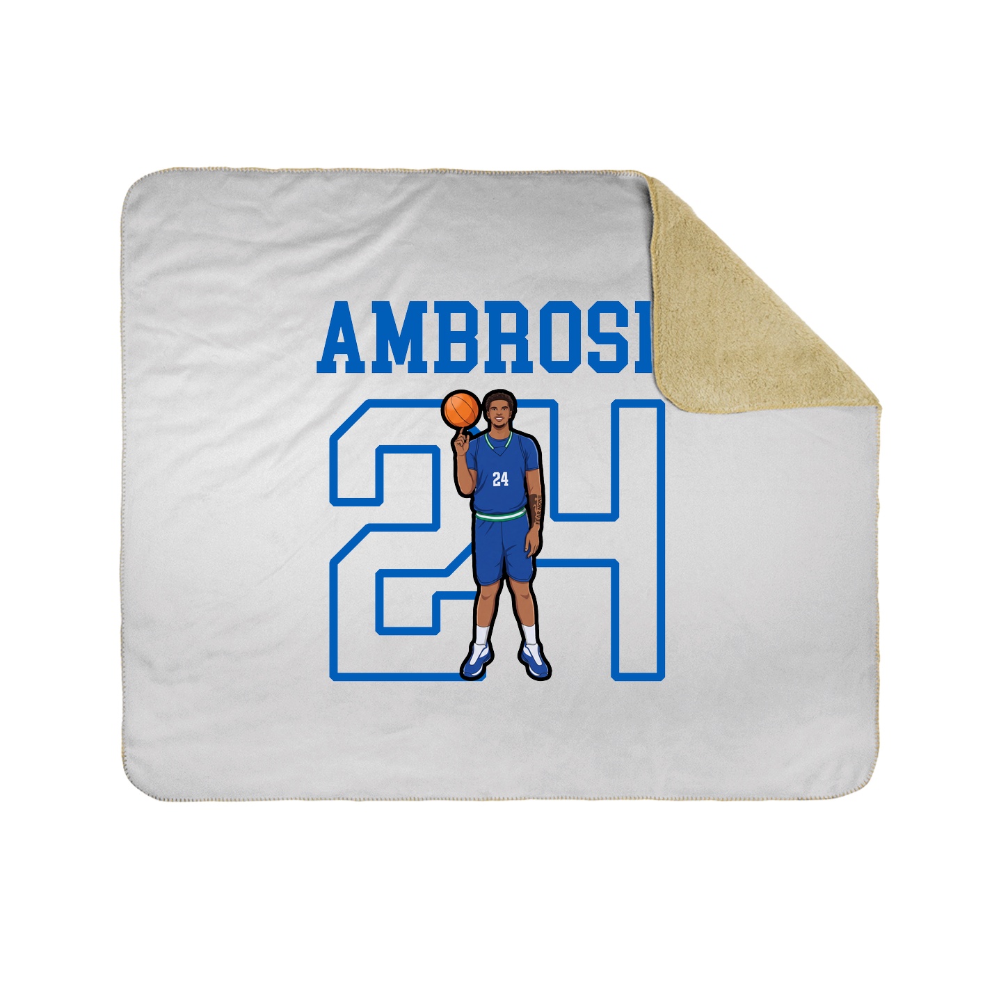 Throw Blanket — Shirsey in White