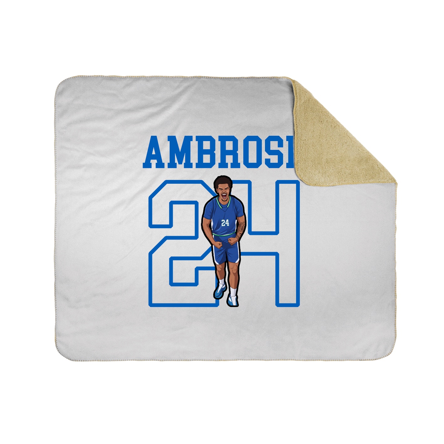 Throw Blanket — Shirsey in White