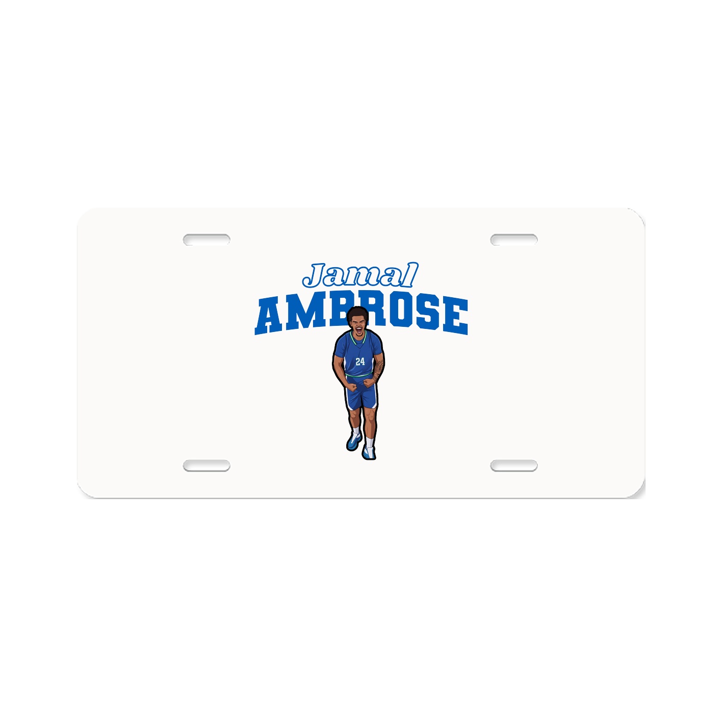 License Plate — Name Arch in Classic