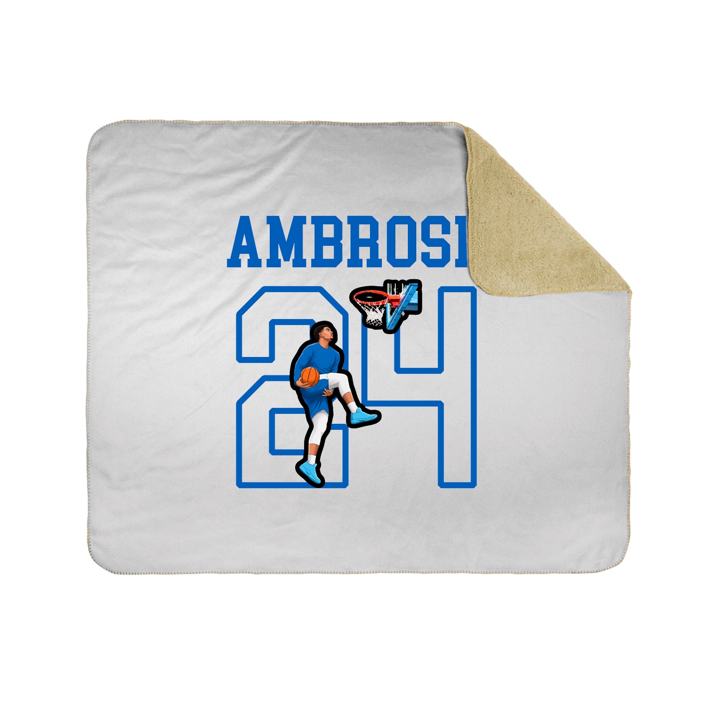 Throw Blanket — Shirsey in White