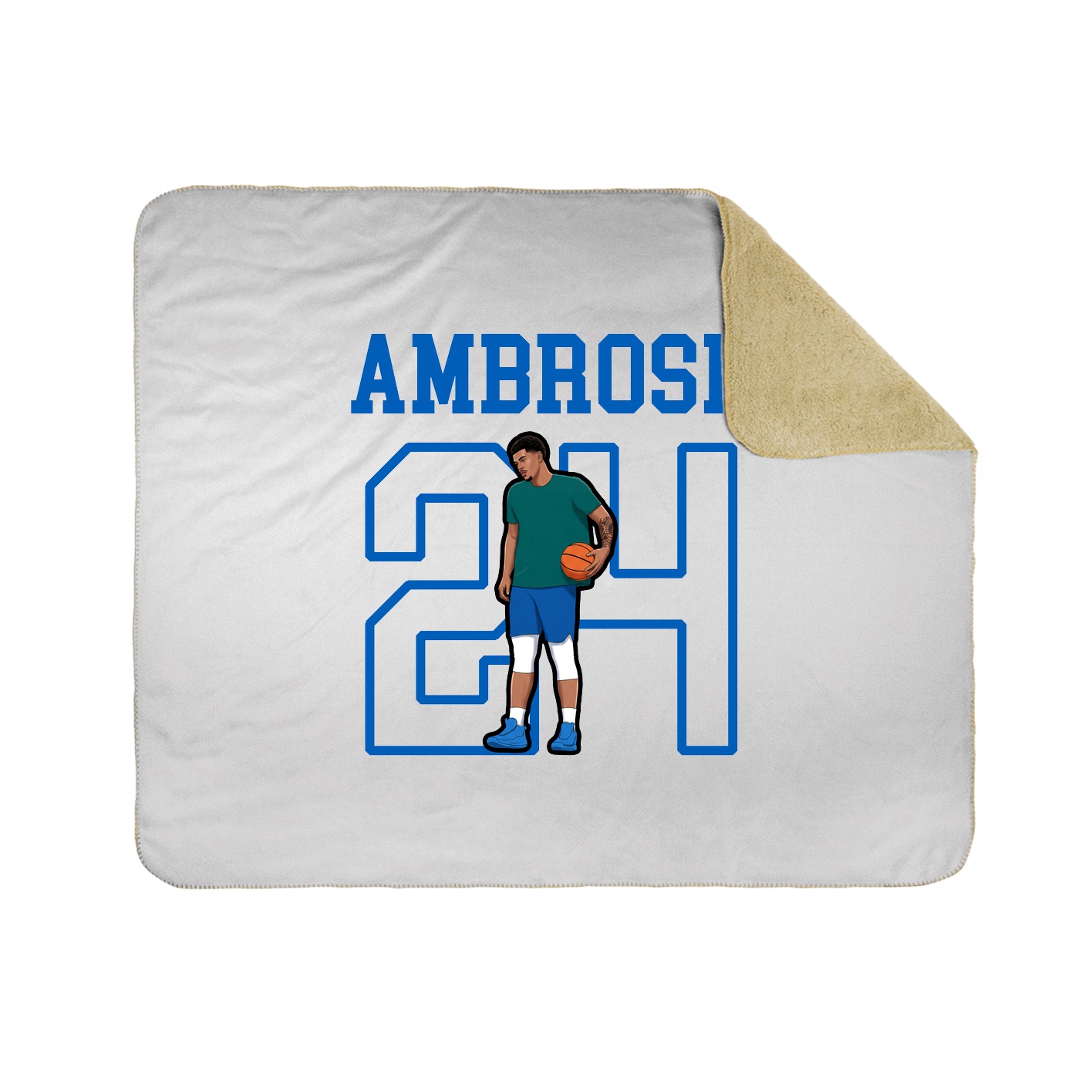 Throw Blanket — Shirsey in White