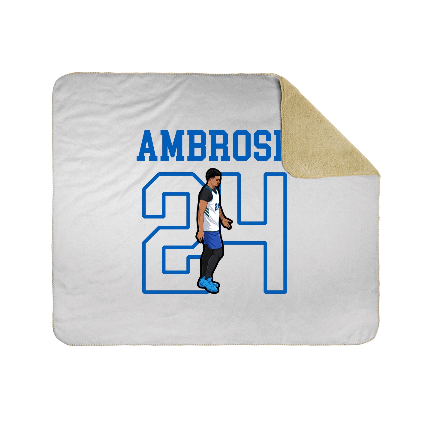 Throw Blanket — Shirsey in White