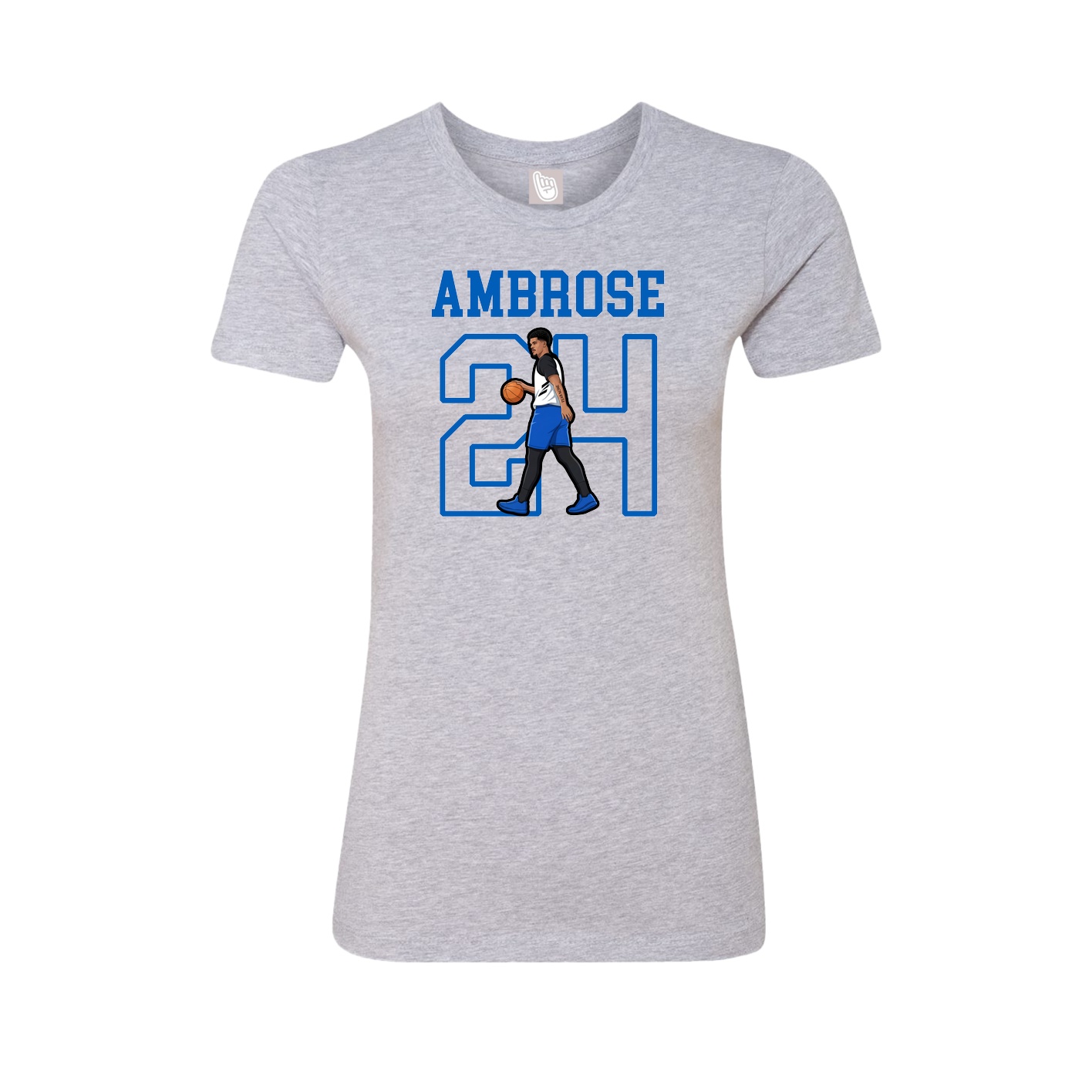Fitted Women's Tee — Shirsey in Grey
