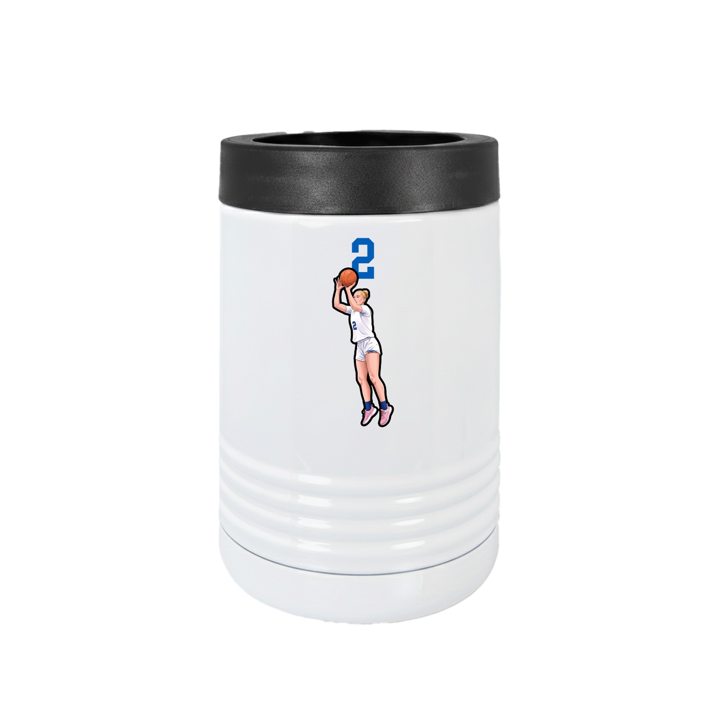 Beverage Holder — Number Top in White