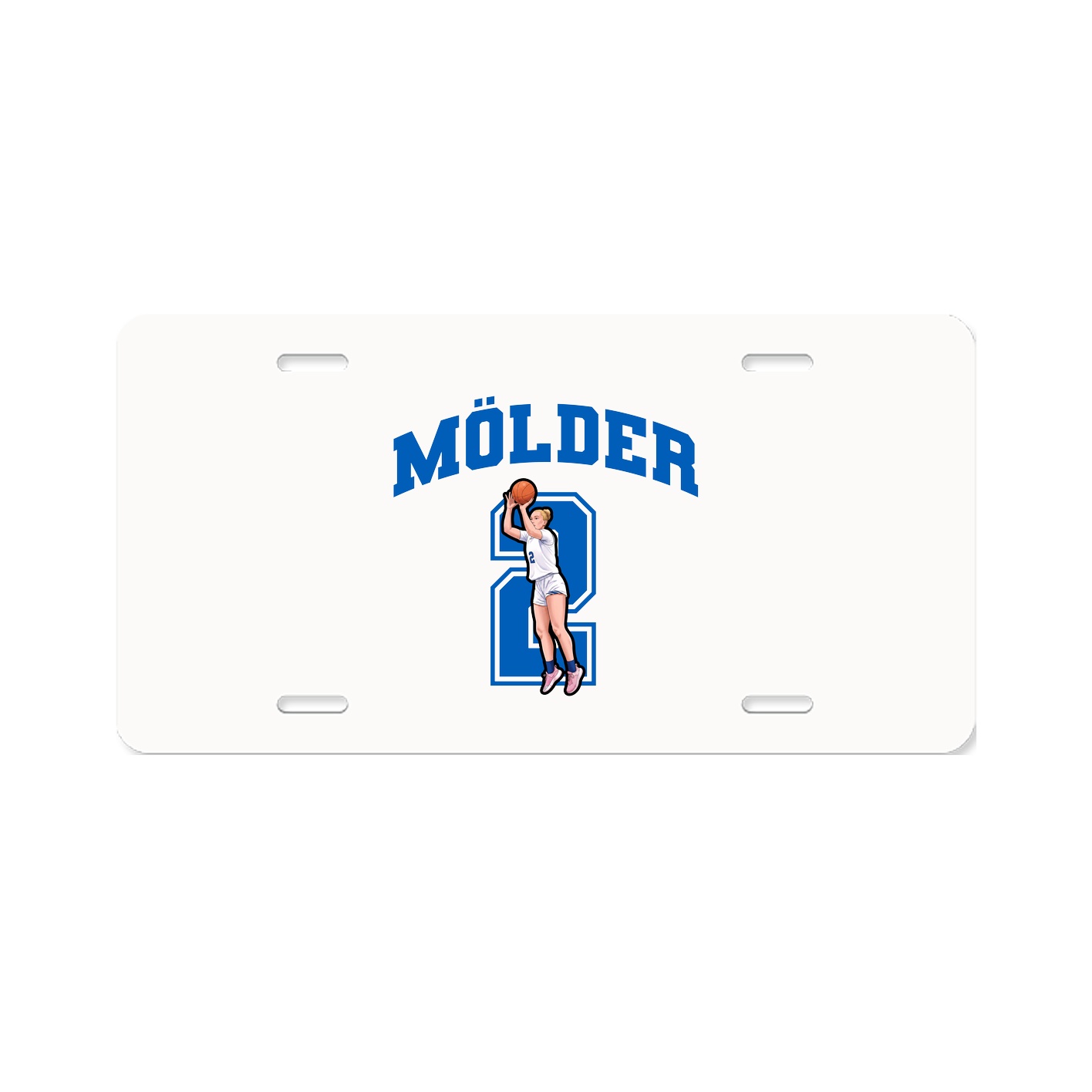 License Plate — Number in Classic