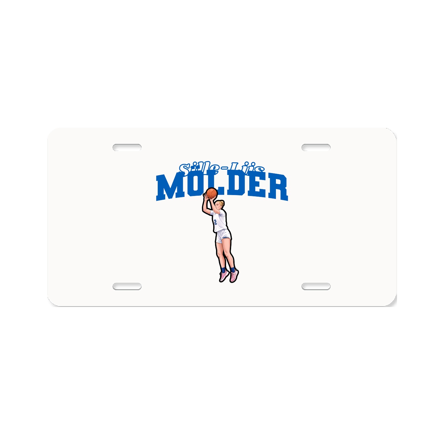 License Plate — Name Arch in Classic