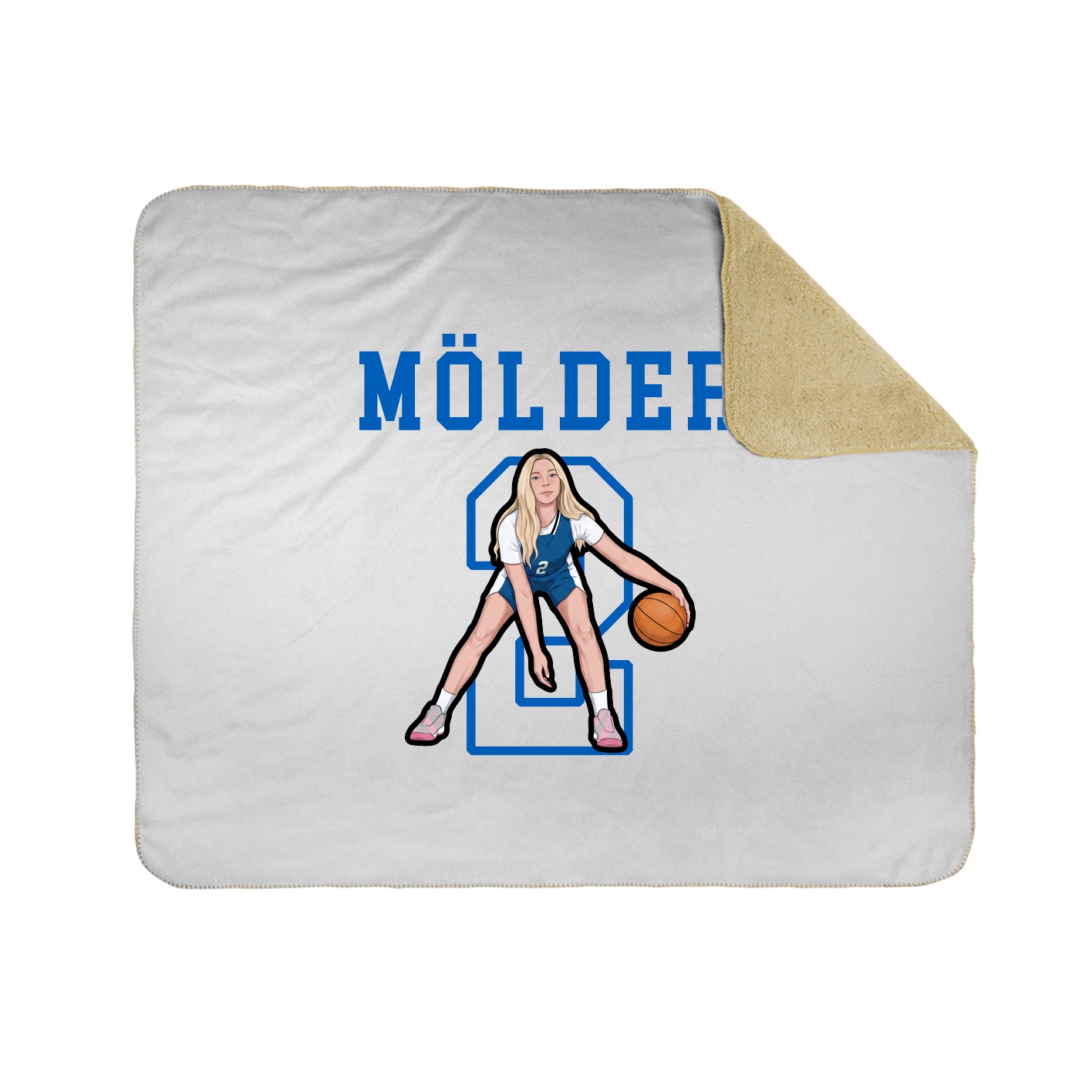 Throw Blanket — Shirsey in White