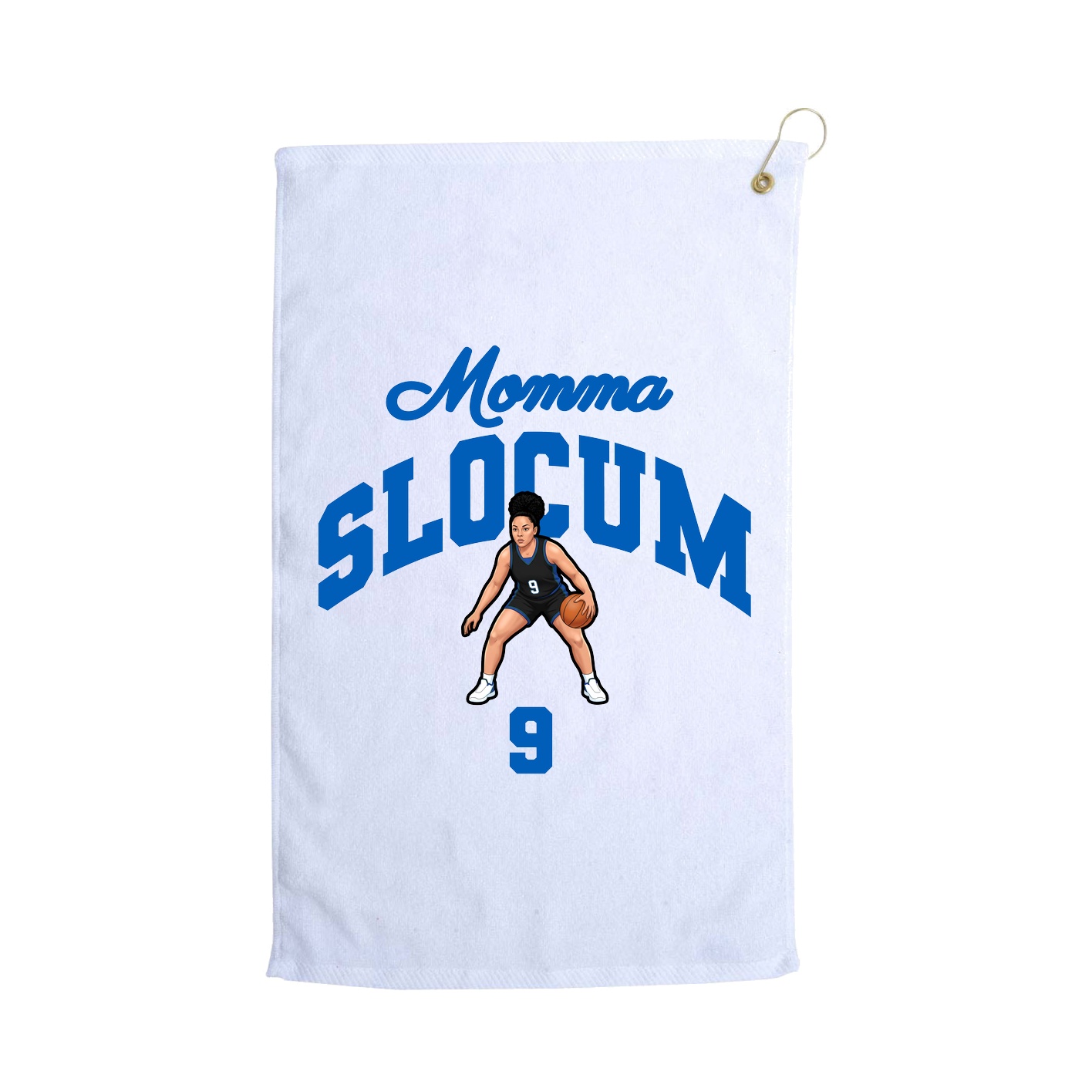 Golf Towel — Mothers Day Arch in White