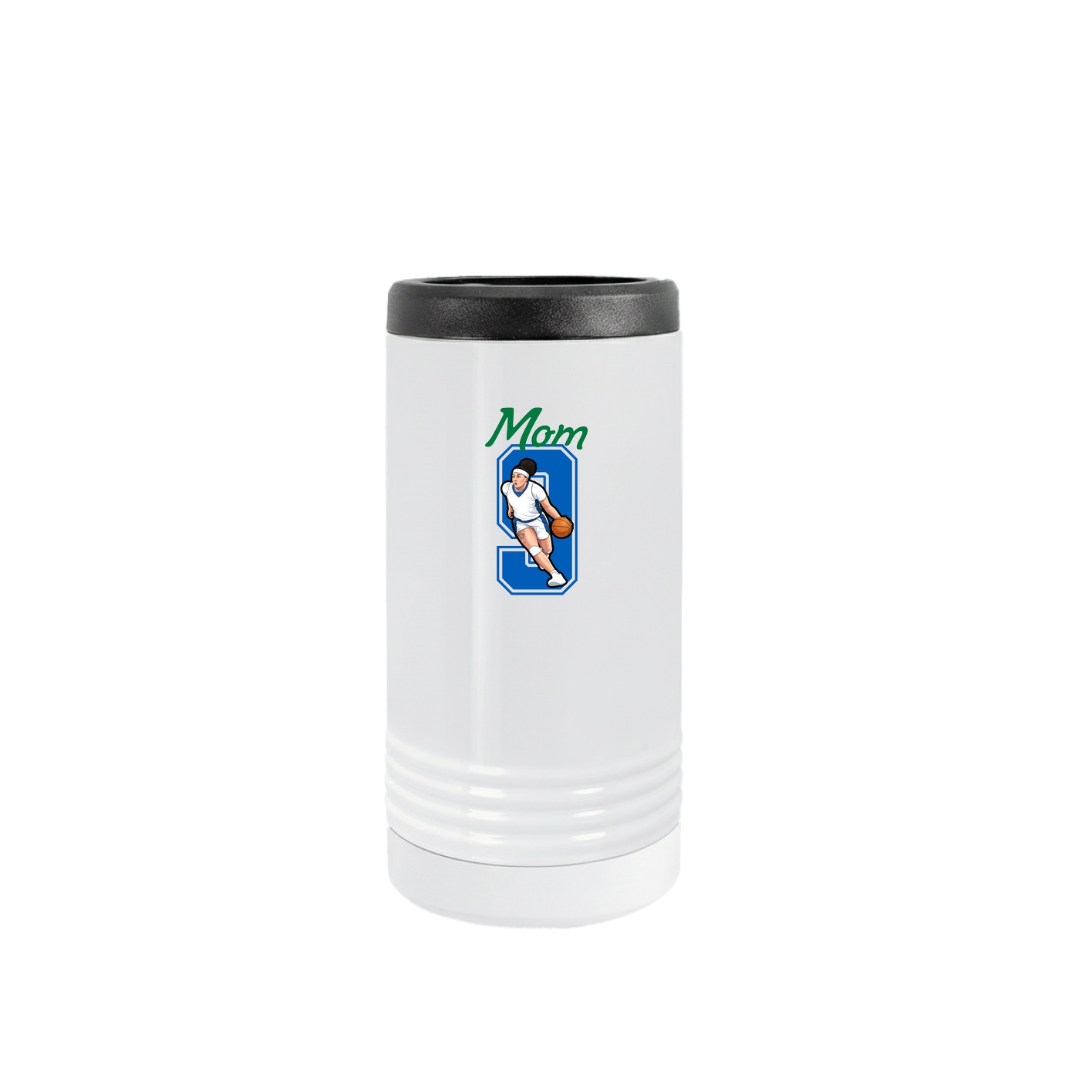 Slim Beverage Holder — Mothers Day Shirsey in White