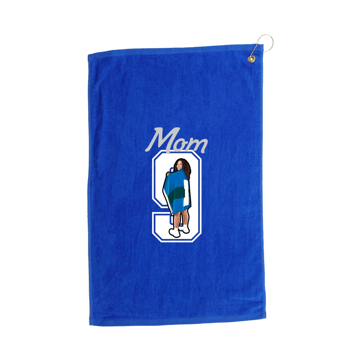 Golf Towel — Mothers Day Shirsey in Royal