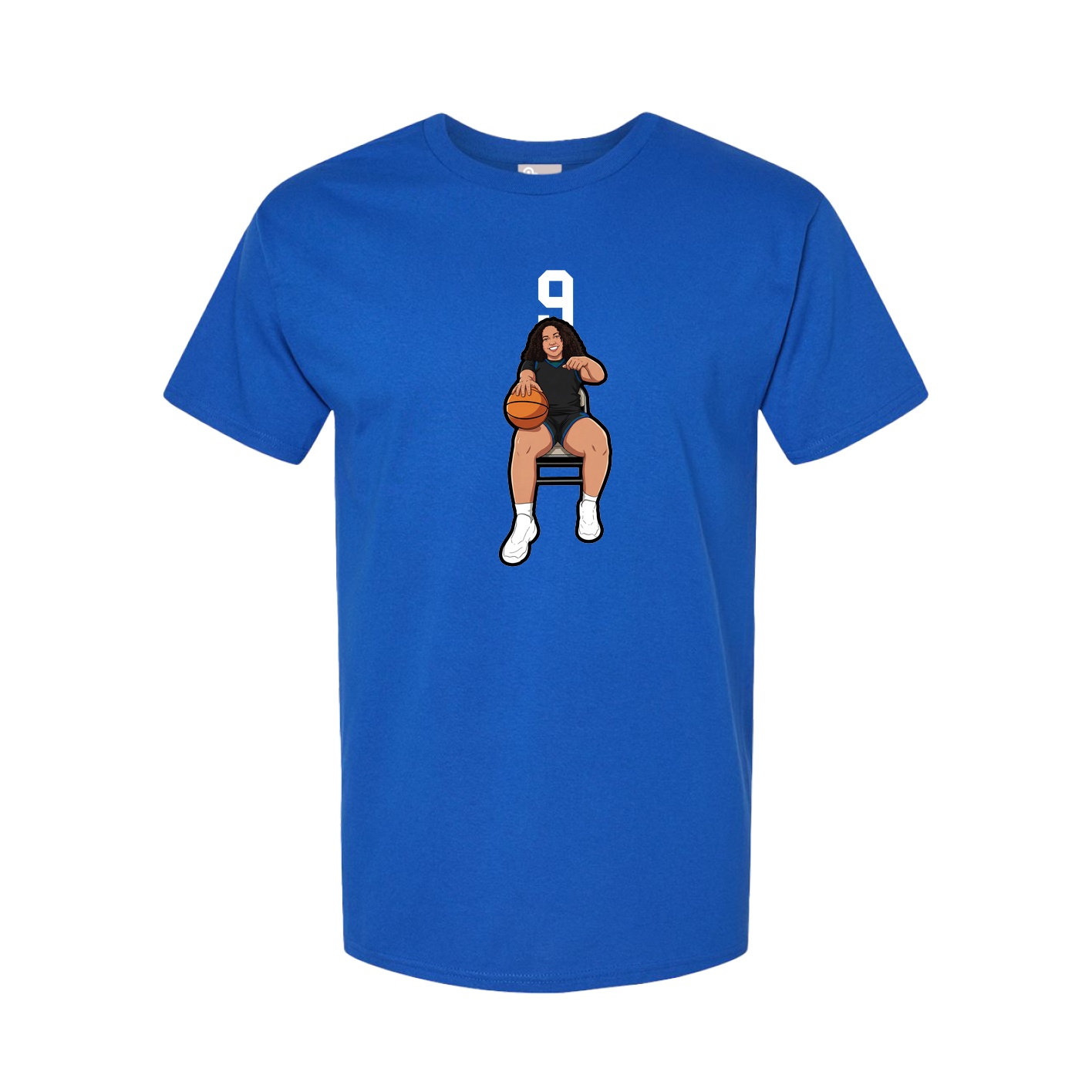 Youth Tee — Number Top in Royal