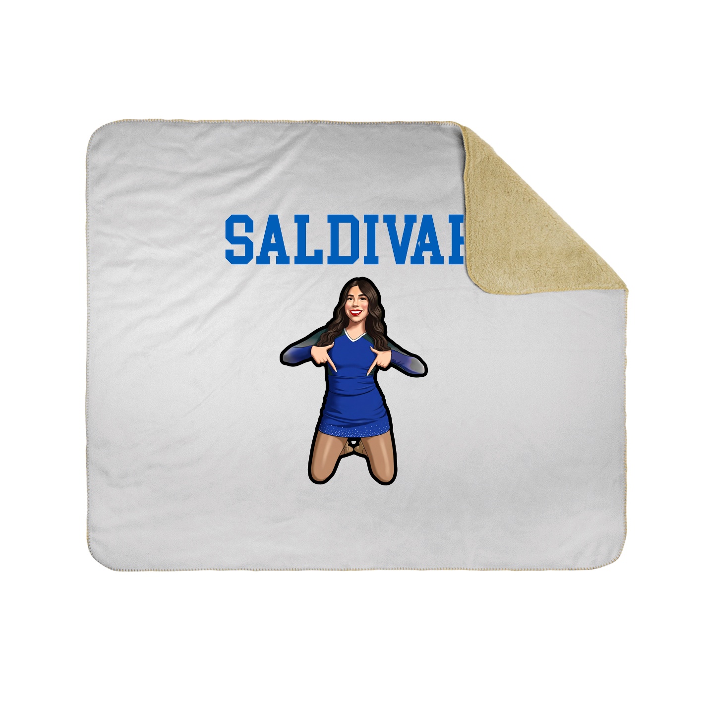 Throw Blanket — Shirsey in White