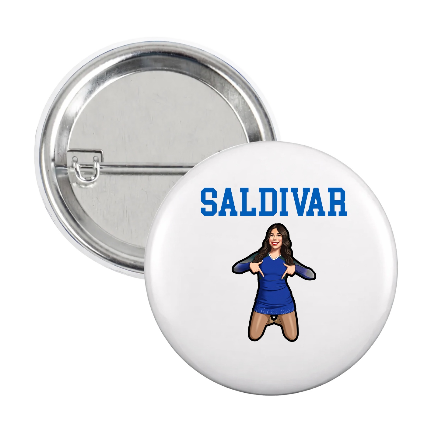 Game Day Button — Shirsey in White