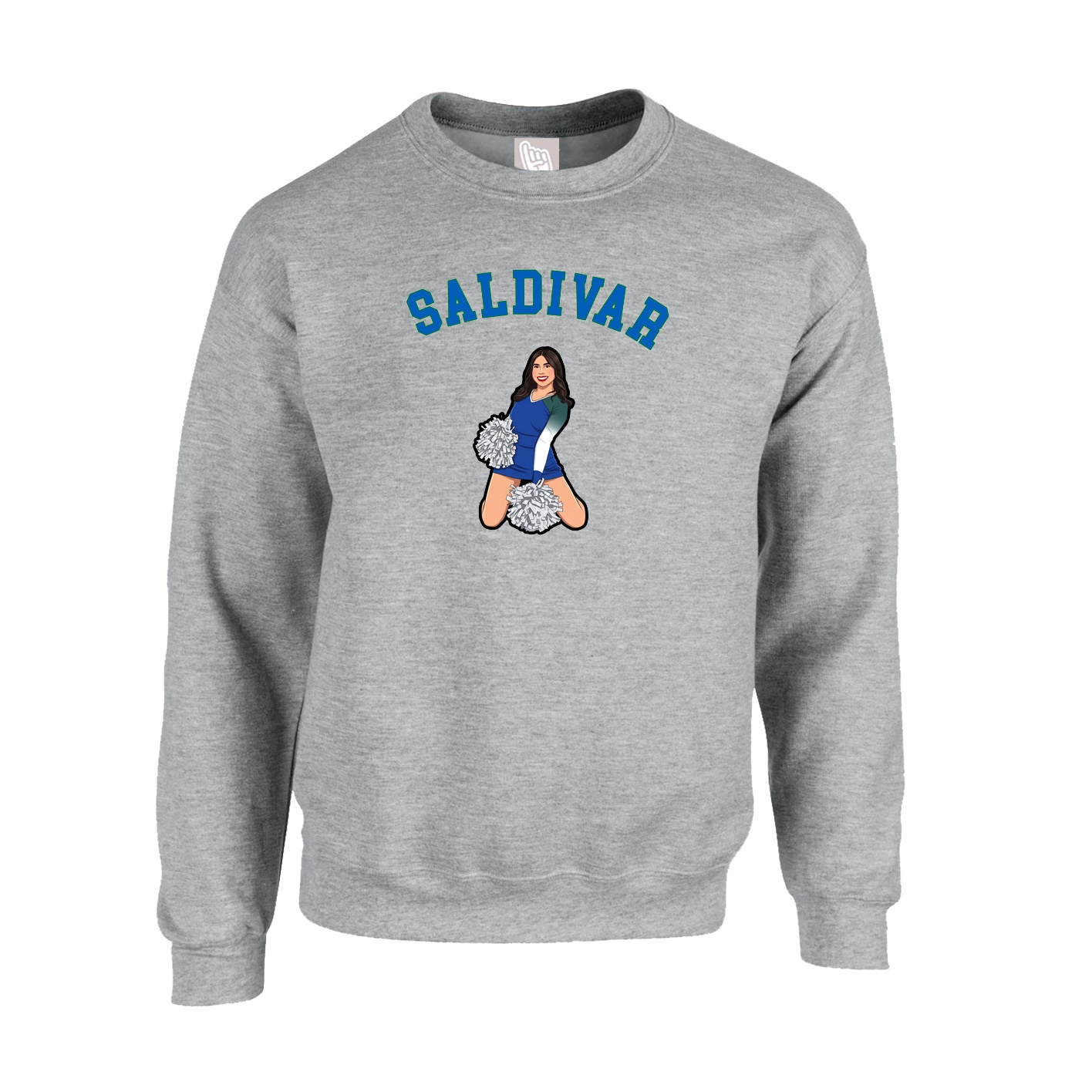 Fleece Crew — Shirsey Arch in Grey