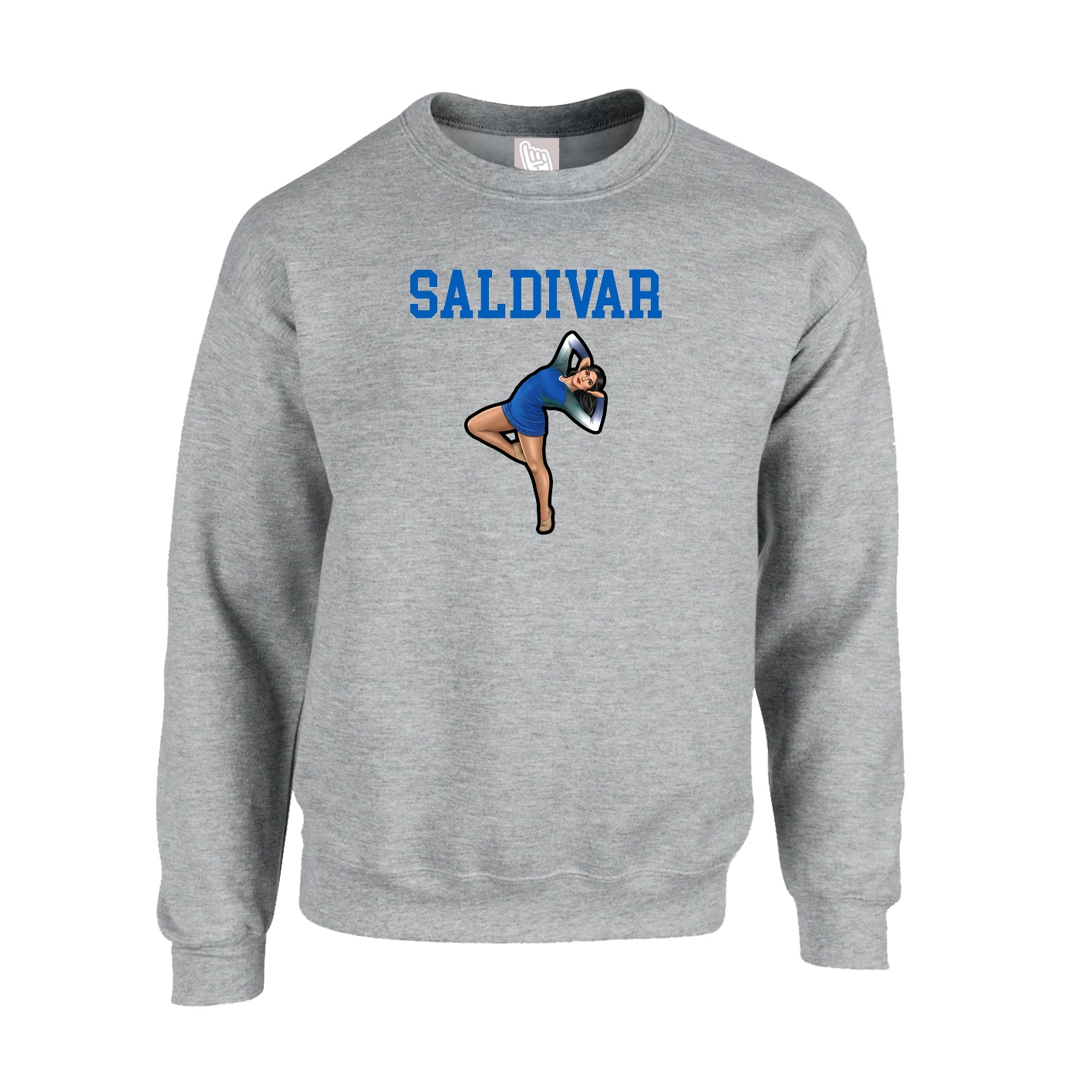 Fleece Crew — Shirsey in Grey