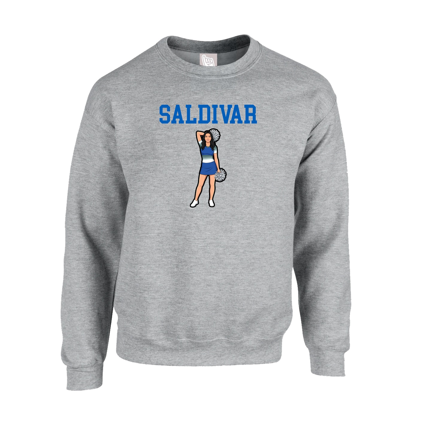 Fleece Crew — Shirsey in Grey