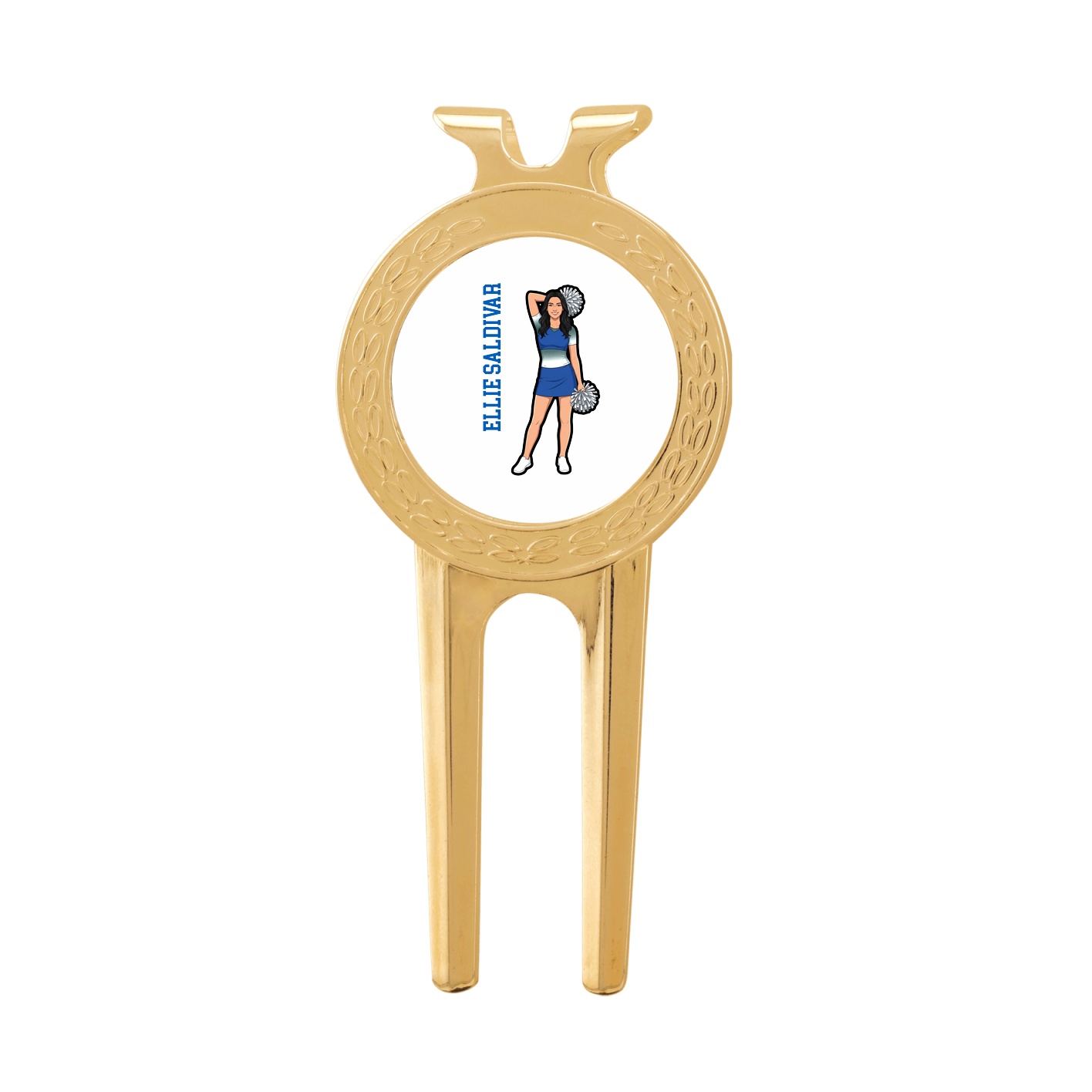 Divot Tool with Ball Marker — Name Vertical in Classic