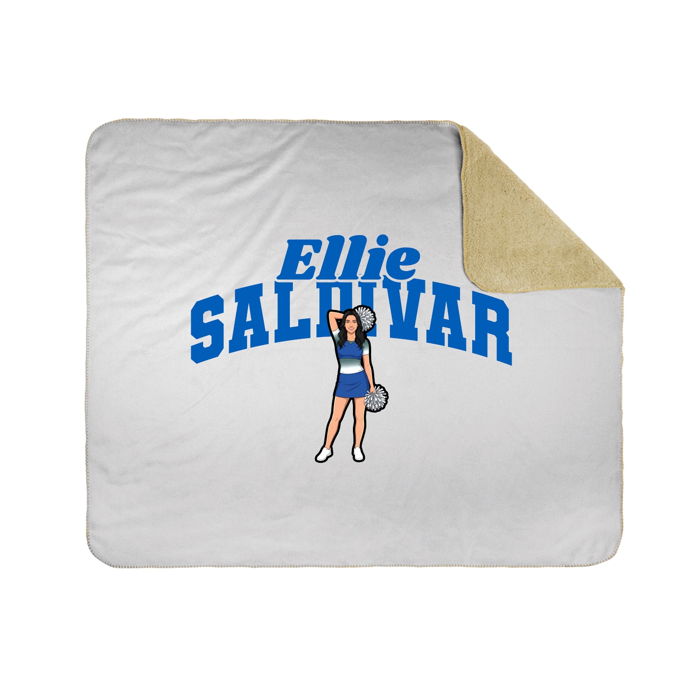 Throw Blanket — Signature Arch in White